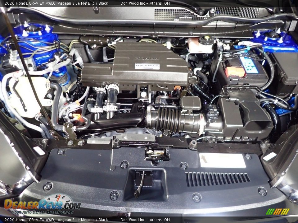 2020 Honda CR-V EX AWD Aegean Blue Metallic / Black Photo #6