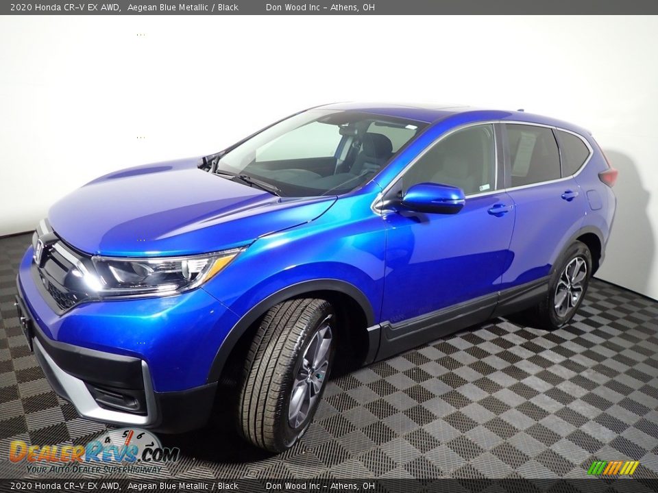 2020 Honda CR-V EX AWD Aegean Blue Metallic / Black Photo #7