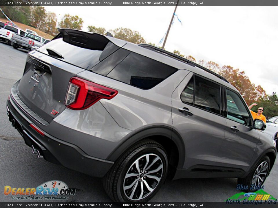 2021 Ford Explorer ST 4WD Carbonized Gray Metallic / Ebony Photo #29