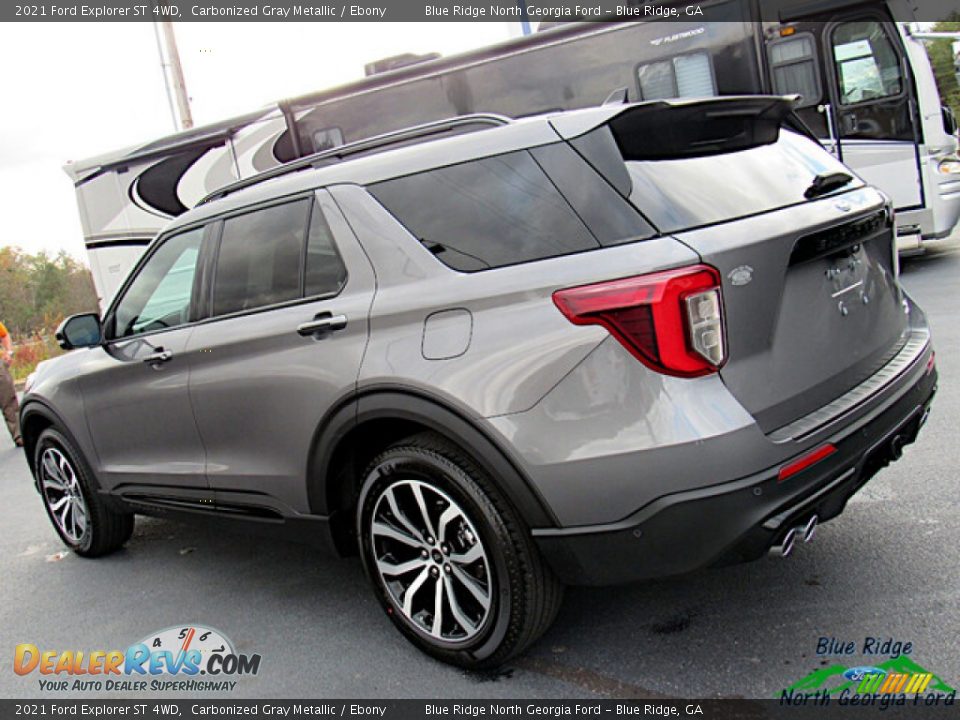 2021 Ford Explorer ST 4WD Carbonized Gray Metallic / Ebony Photo #30