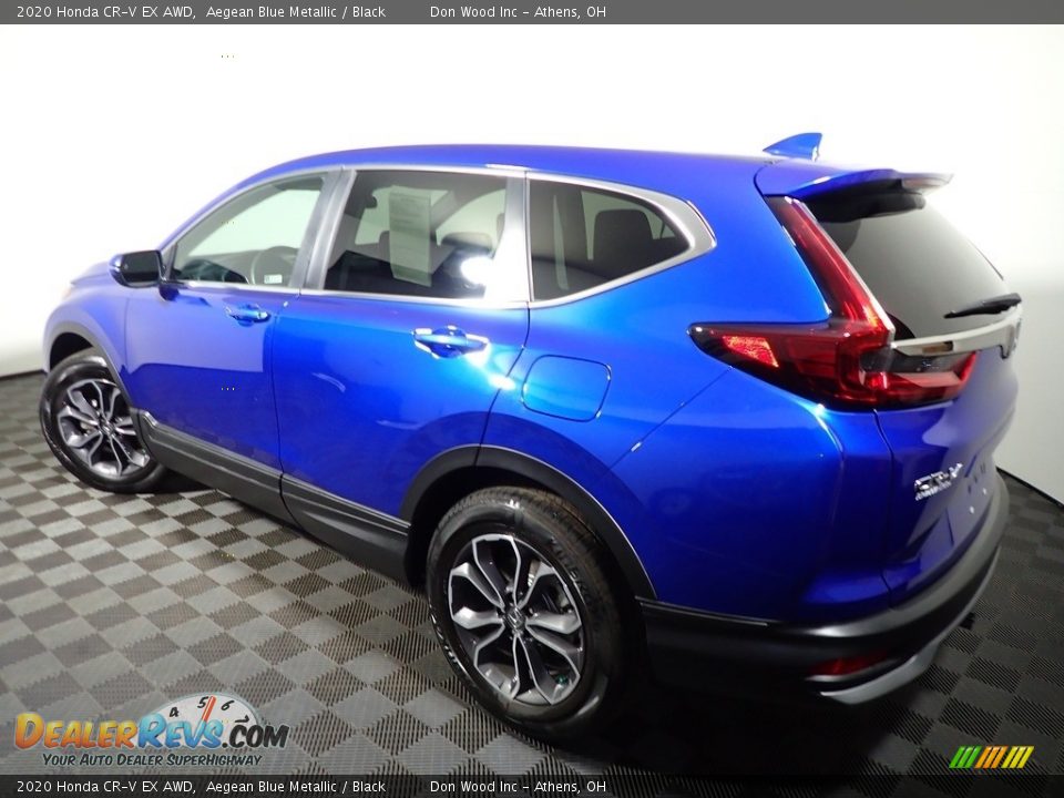 2020 Honda CR-V EX AWD Aegean Blue Metallic / Black Photo #9