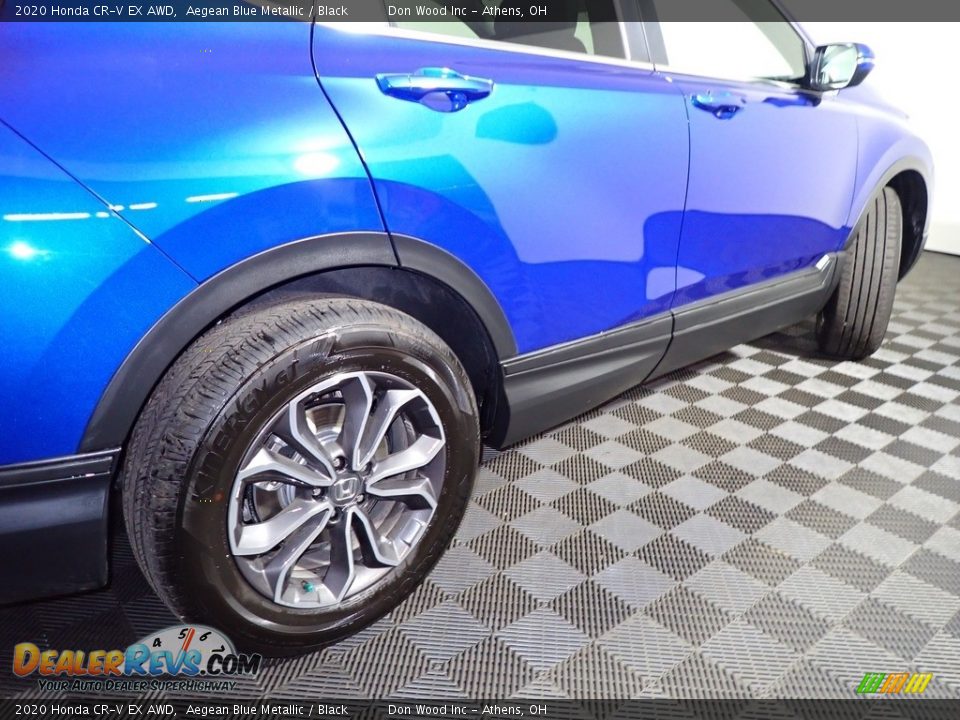 2020 Honda CR-V EX AWD Aegean Blue Metallic / Black Photo #16