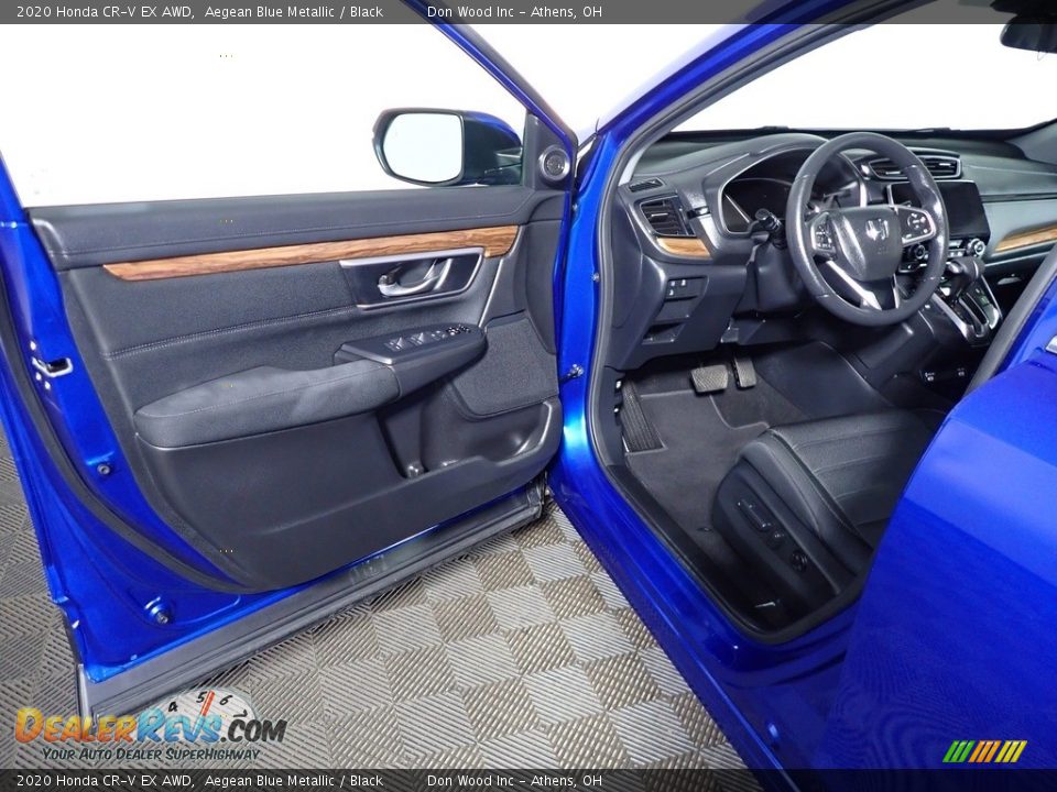 2020 Honda CR-V EX AWD Aegean Blue Metallic / Black Photo #17
