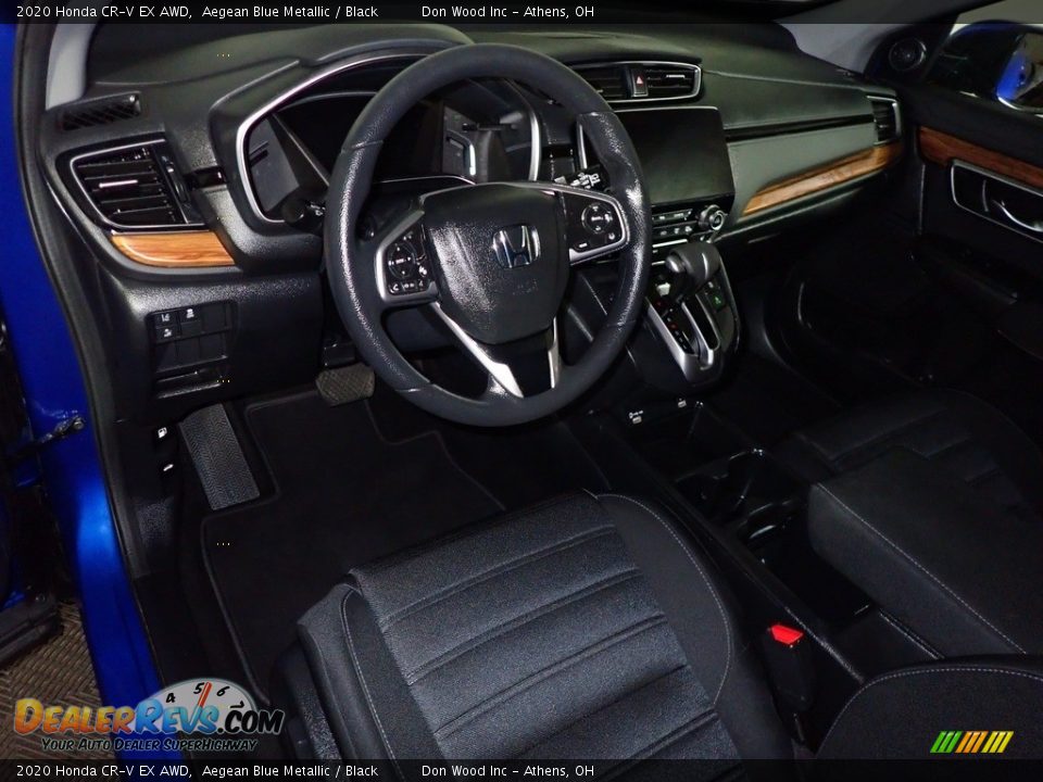 2020 Honda CR-V EX AWD Aegean Blue Metallic / Black Photo #19