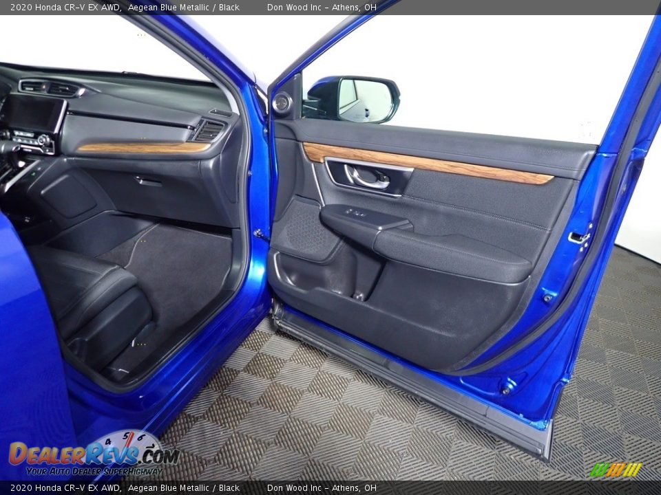 2020 Honda CR-V EX AWD Aegean Blue Metallic / Black Photo #25