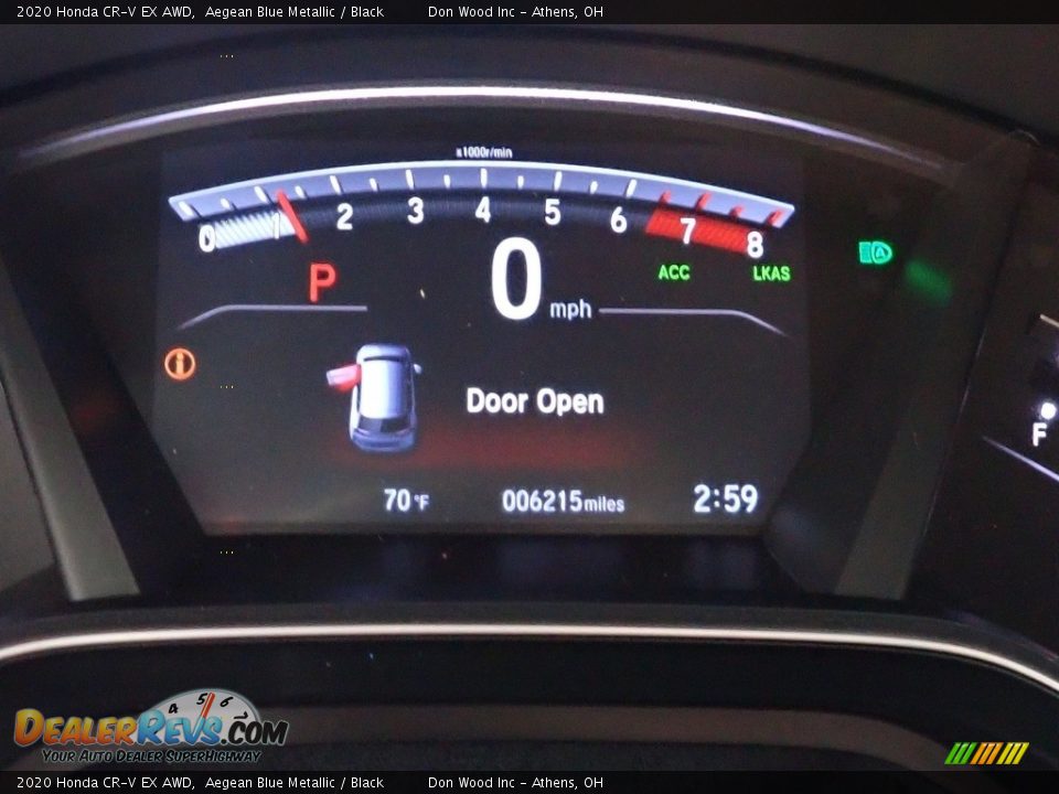 2020 Honda CR-V EX AWD Aegean Blue Metallic / Black Photo #29