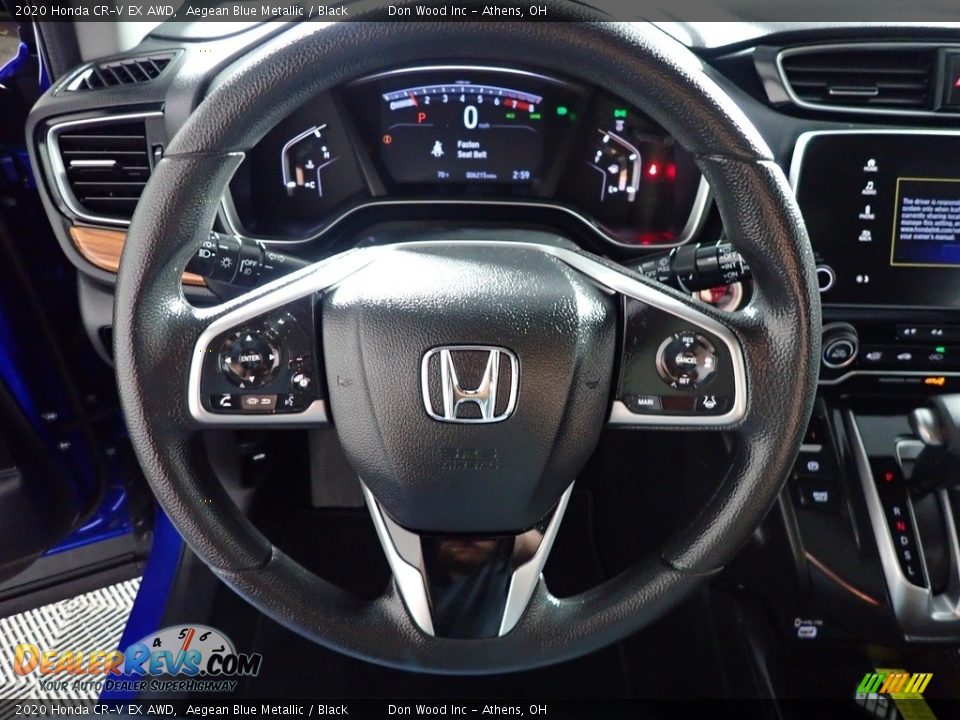 2020 Honda CR-V EX AWD Aegean Blue Metallic / Black Photo #30