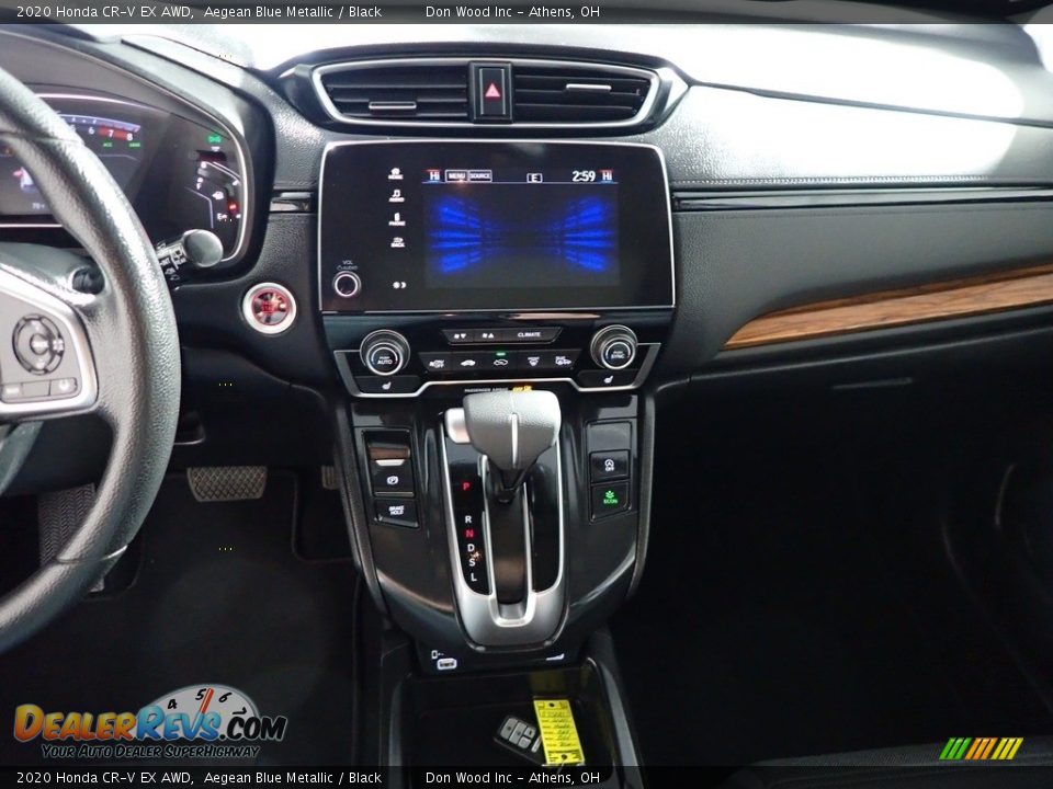 2020 Honda CR-V EX AWD Aegean Blue Metallic / Black Photo #31