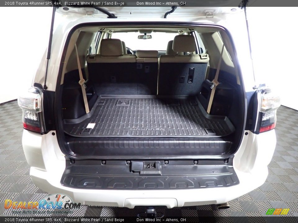 2018 Toyota 4Runner SR5 4x4 Blizzard White Pearl / Sand Beige Photo #12