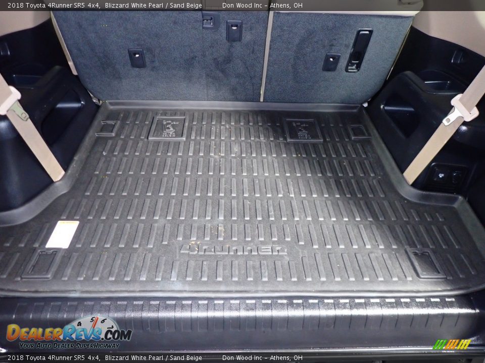 2018 Toyota 4Runner SR5 4x4 Blizzard White Pearl / Sand Beige Photo #13