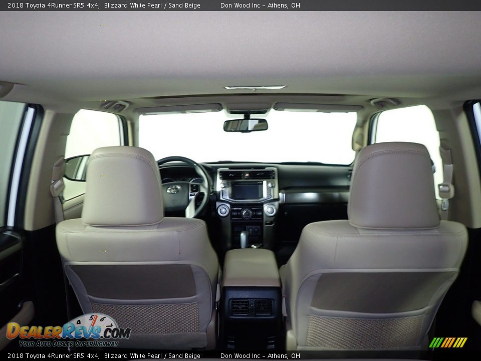 2018 Toyota 4Runner SR5 4x4 Blizzard White Pearl / Sand Beige Photo #14