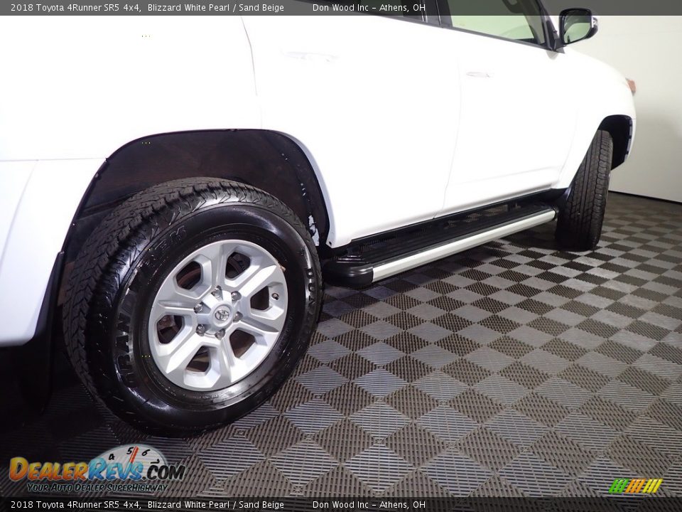 2018 Toyota 4Runner SR5 4x4 Blizzard White Pearl / Sand Beige Photo #16
