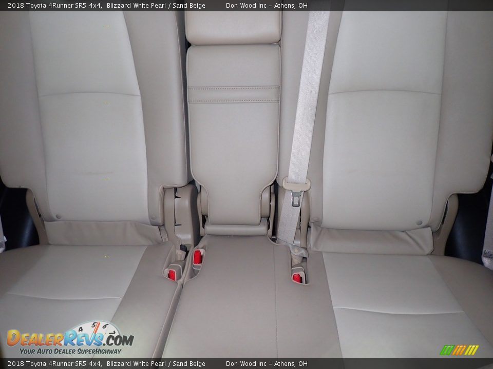 2018 Toyota 4Runner SR5 4x4 Blizzard White Pearl / Sand Beige Photo #20