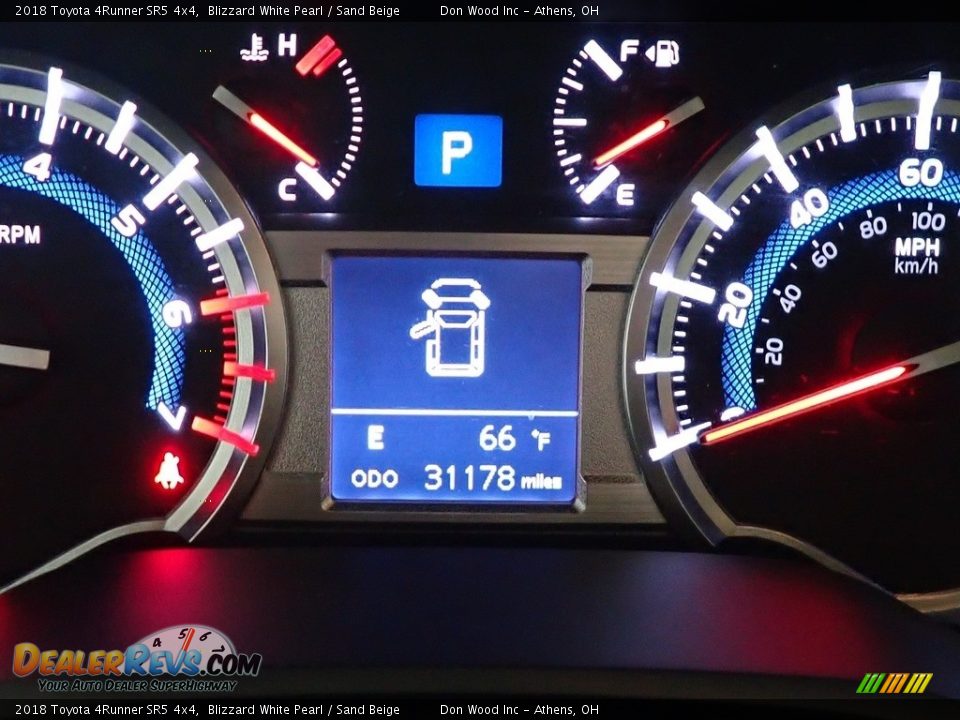 2018 Toyota 4Runner SR5 4x4 Blizzard White Pearl / Sand Beige Photo #29