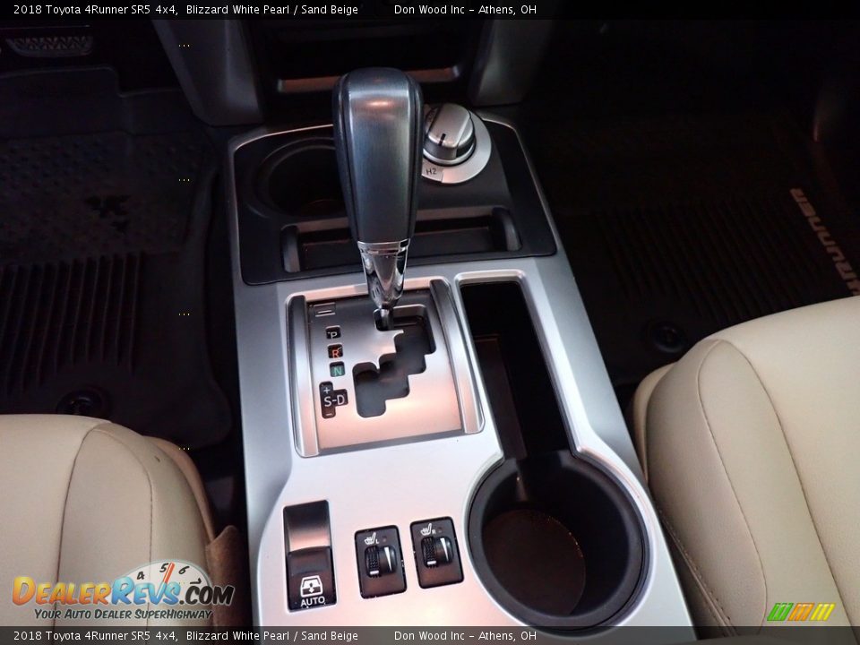 2018 Toyota 4Runner SR5 4x4 Blizzard White Pearl / Sand Beige Photo #33