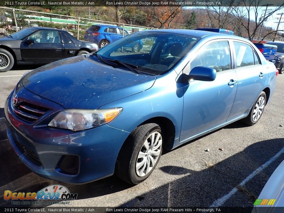 2013 Toyota Corolla LE Nautical Blue Metallic / Ash Photo #1