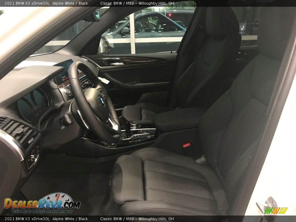 2021 BMW X3 xDrive30i Alpine White / Black Photo #3
