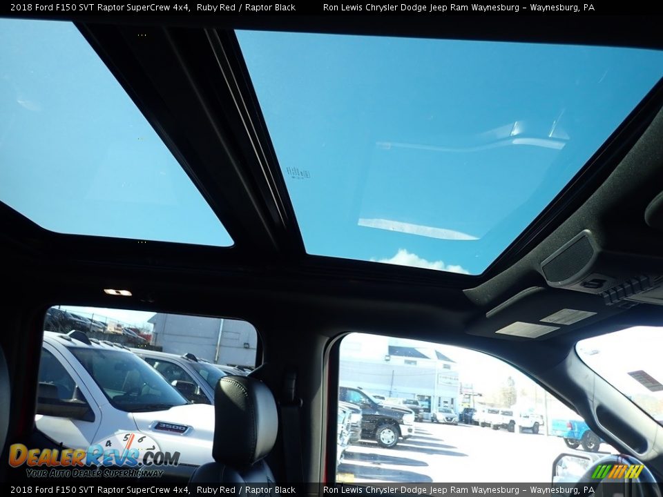 2018 Ford F150 SVT Raptor SuperCrew 4x4 Ruby Red / Raptor Black Photo #11