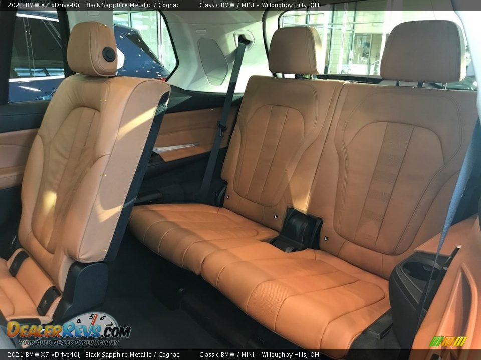 2021 BMW X7 xDrive40i Black Sapphire Metallic / Cognac Photo #5