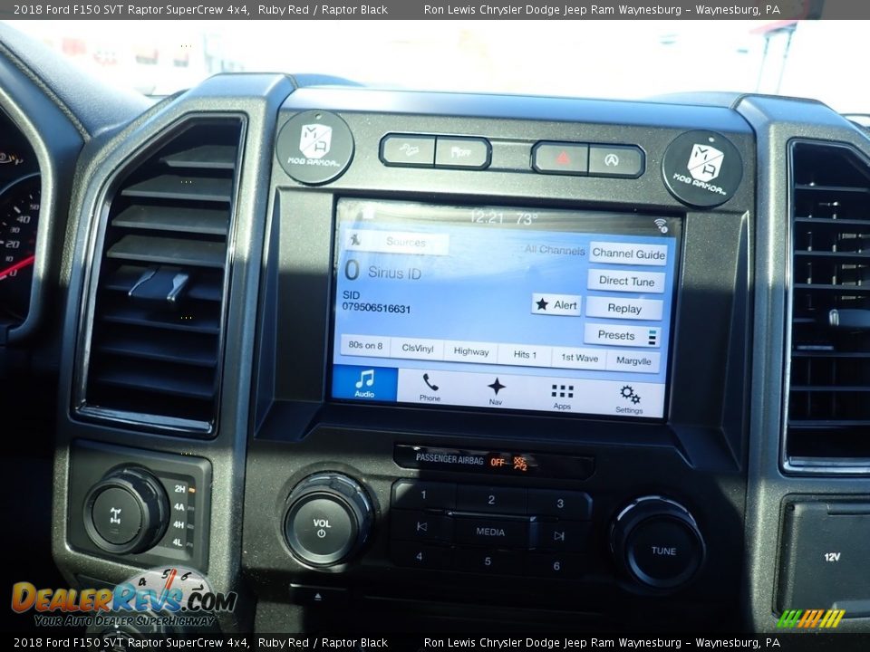 2018 Ford F150 SVT Raptor SuperCrew 4x4 Ruby Red / Raptor Black Photo #16