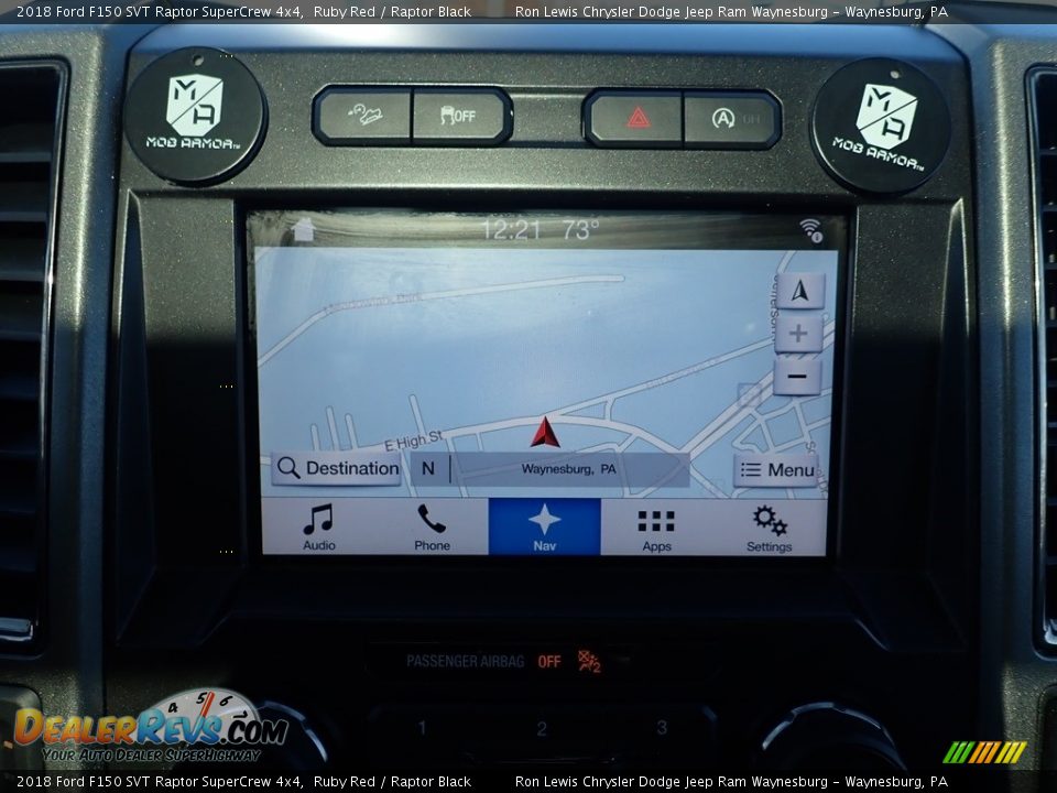 2018 Ford F150 SVT Raptor SuperCrew 4x4 Ruby Red / Raptor Black Photo #17