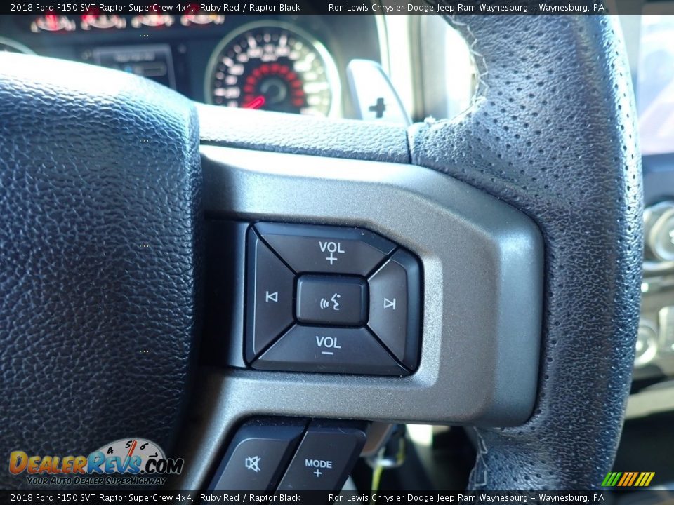 2018 Ford F150 SVT Raptor SuperCrew 4x4 Ruby Red / Raptor Black Photo #19