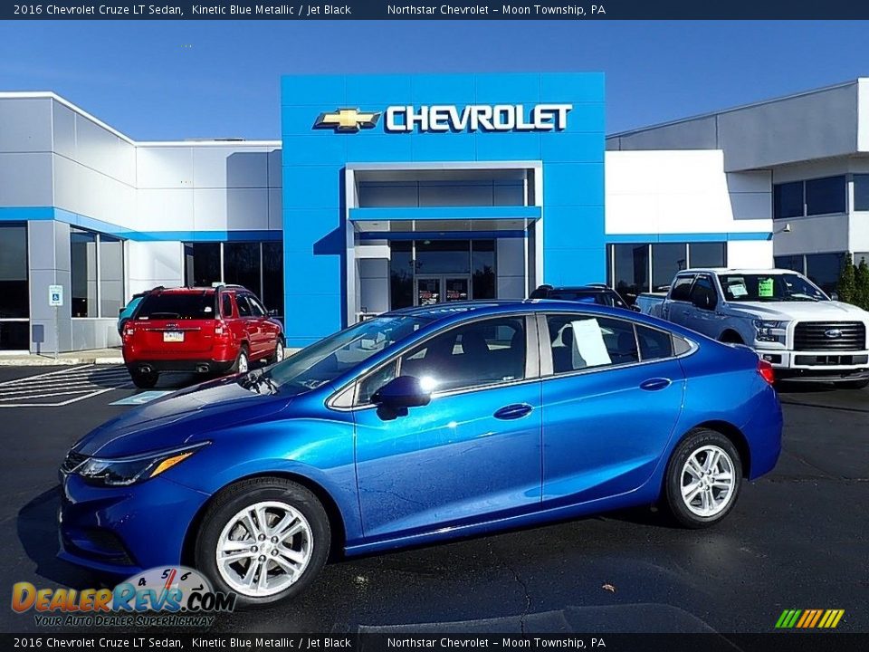 2016 Chevrolet Cruze LT Sedan Kinetic Blue Metallic / Jet Black Photo #1