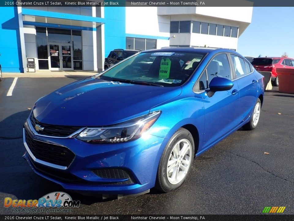 2016 Chevrolet Cruze LT Sedan Kinetic Blue Metallic / Jet Black Photo #2