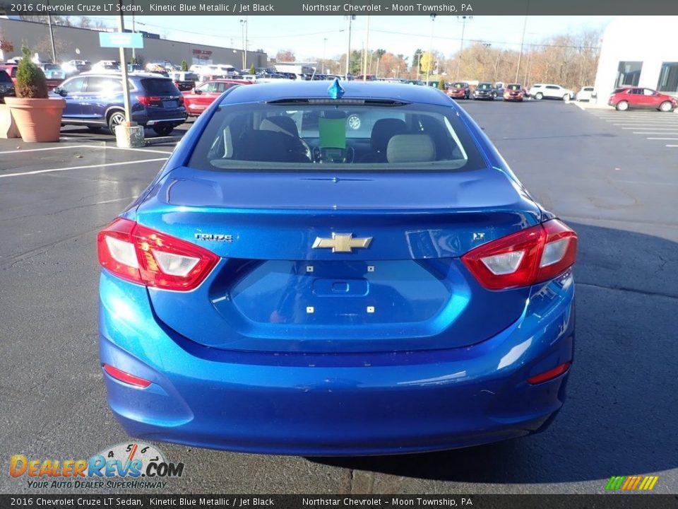 2016 Chevrolet Cruze LT Sedan Kinetic Blue Metallic / Jet Black Photo #6