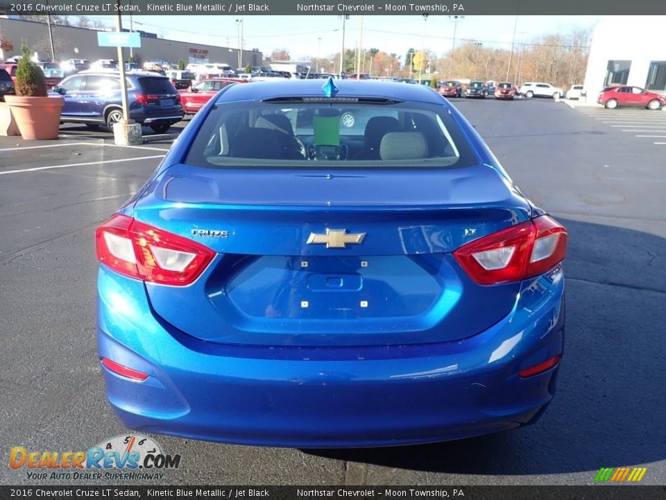 2016 Chevrolet Cruze LT Sedan Kinetic Blue Metallic / Jet Black Photo #6