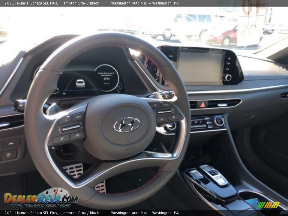 2021 Hyundai Sonata SEL Plus Hampton Gray / Black Photo #5