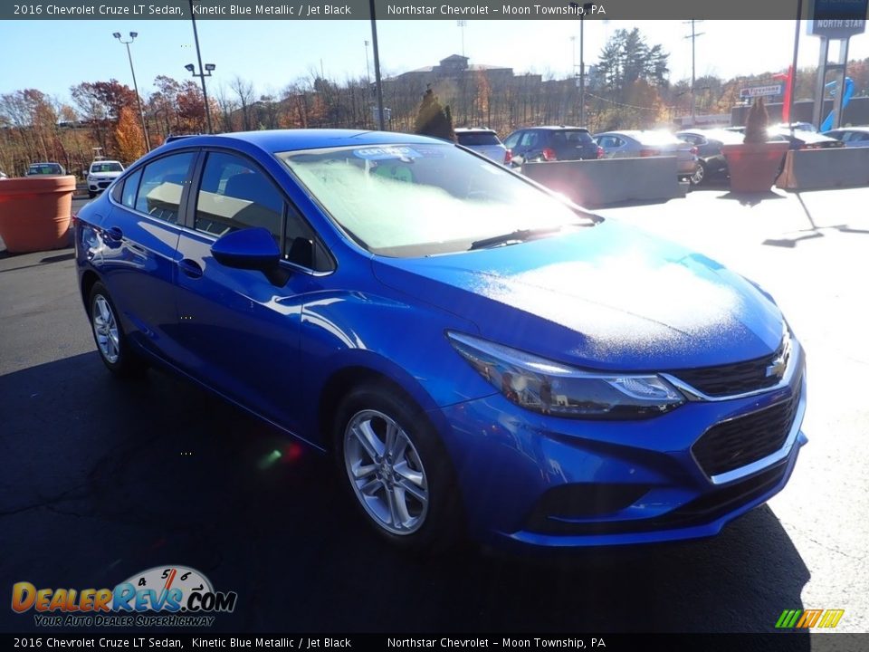 2016 Chevrolet Cruze LT Sedan Kinetic Blue Metallic / Jet Black Photo #11