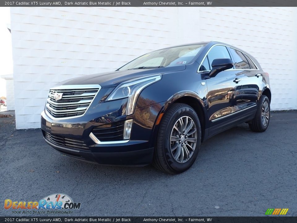 2017 Cadillac XT5 Luxury AWD Dark Adriatic Blue Metallic / Jet Black Photo #2