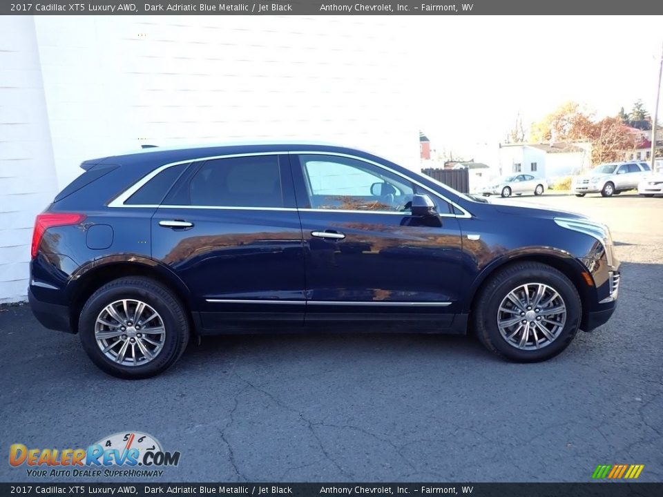 2017 Cadillac XT5 Luxury AWD Dark Adriatic Blue Metallic / Jet Black Photo #4