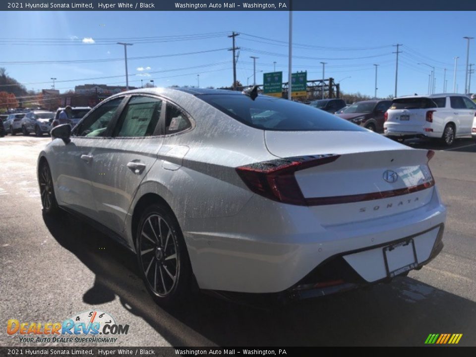 2021 Hyundai Sonata Limited Hyper White / Black Photo #3