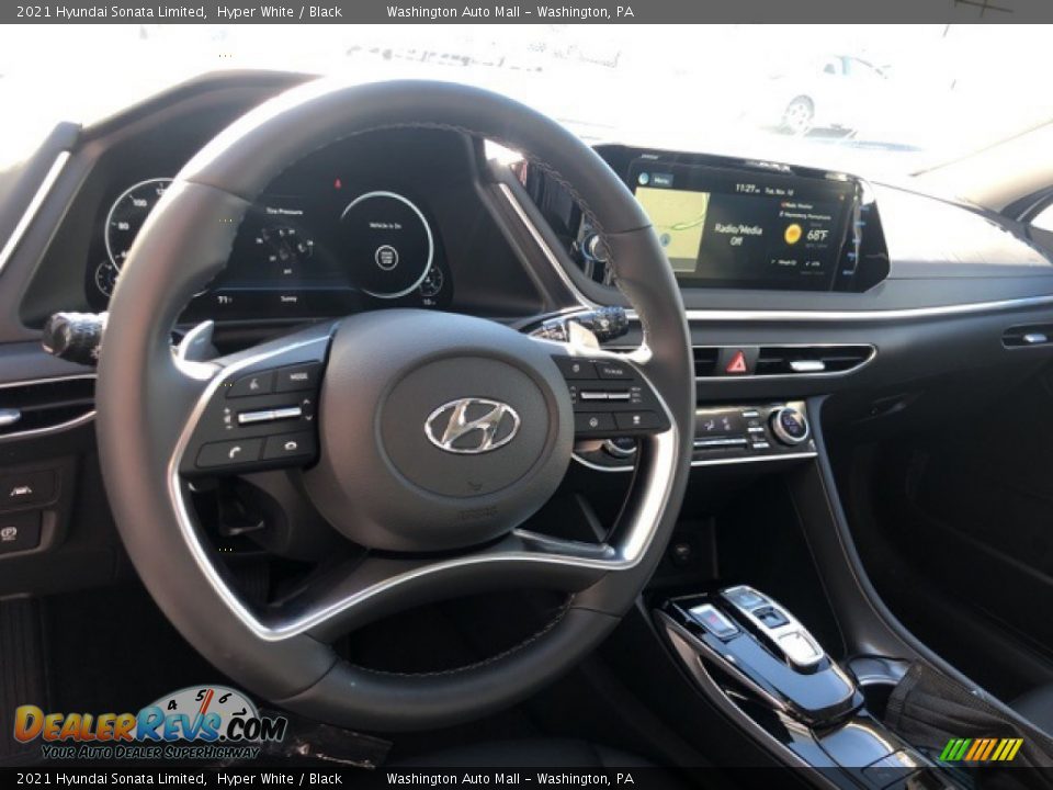 2021 Hyundai Sonata Limited Hyper White / Black Photo #5