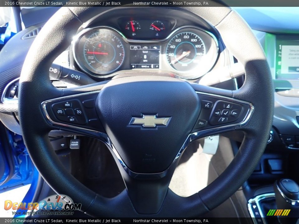 2016 Chevrolet Cruze LT Sedan Kinetic Blue Metallic / Jet Black Photo #26