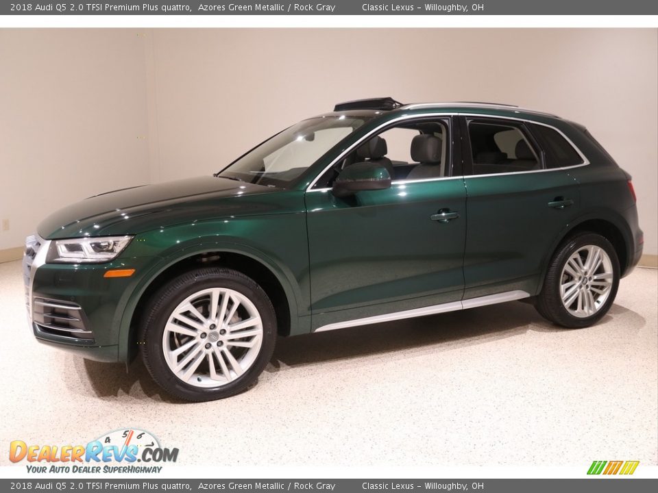 Azores Green Metallic 2018 Audi Q5 2.0 TFSI Premium Plus quattro Photo #3