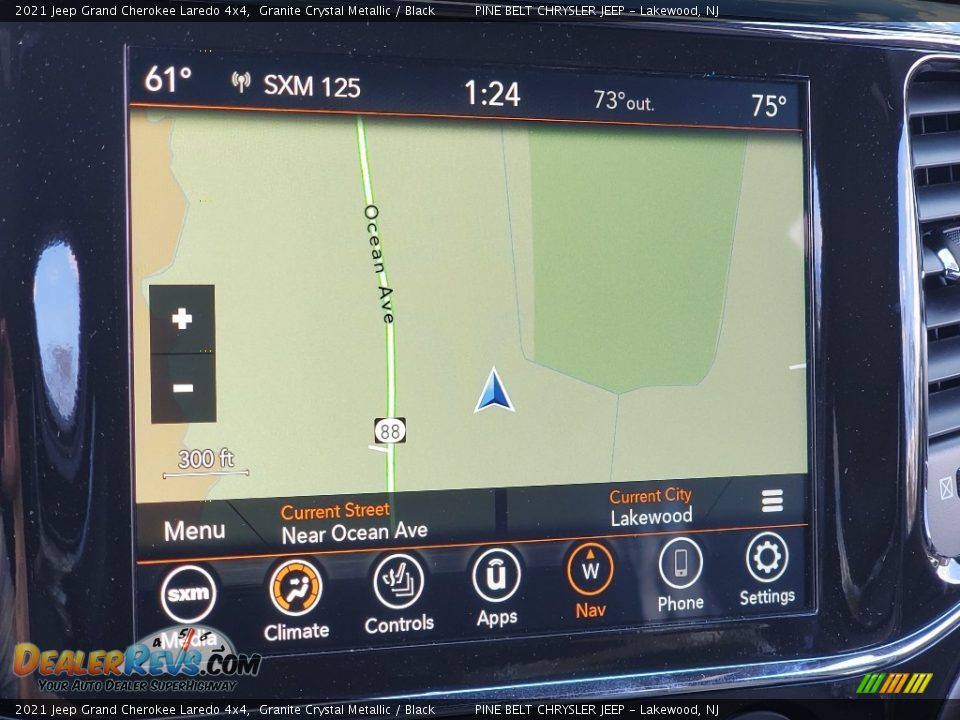 2021 Jeep Grand Cherokee Laredo 4x4 Granite Crystal Metallic / Black Photo #14