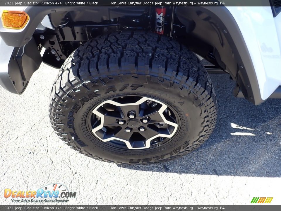 2021 Jeep Gladiator Rubicon 4x4 Bright White / Black Photo #2