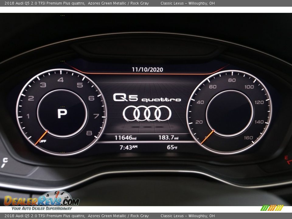 2018 Audi Q5 2.0 TFSI Premium Plus quattro Gauges Photo #9