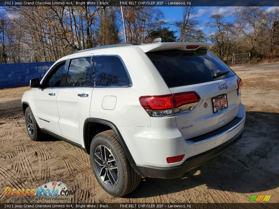 2021 Jeep Grand Cherokee Limited 4x4 Bright White / Black Photo #6
