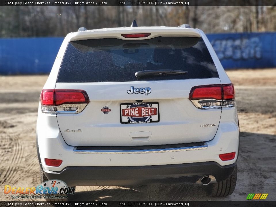 2021 Jeep Grand Cherokee Limited 4x4 Bright White / Black Photo #7