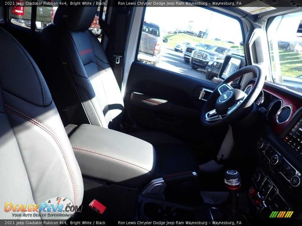2021 Jeep Gladiator Rubicon 4x4 Bright White / Black Photo #10