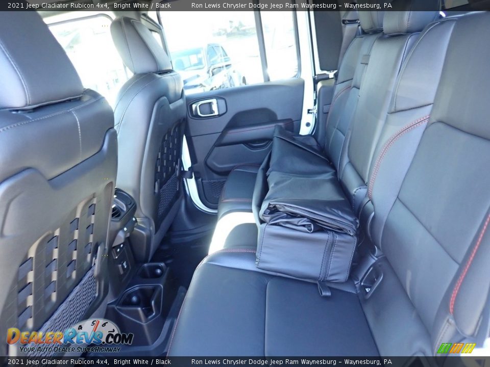 2021 Jeep Gladiator Rubicon 4x4 Bright White / Black Photo #12