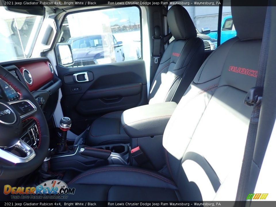 2021 Jeep Gladiator Rubicon 4x4 Bright White / Black Photo #13