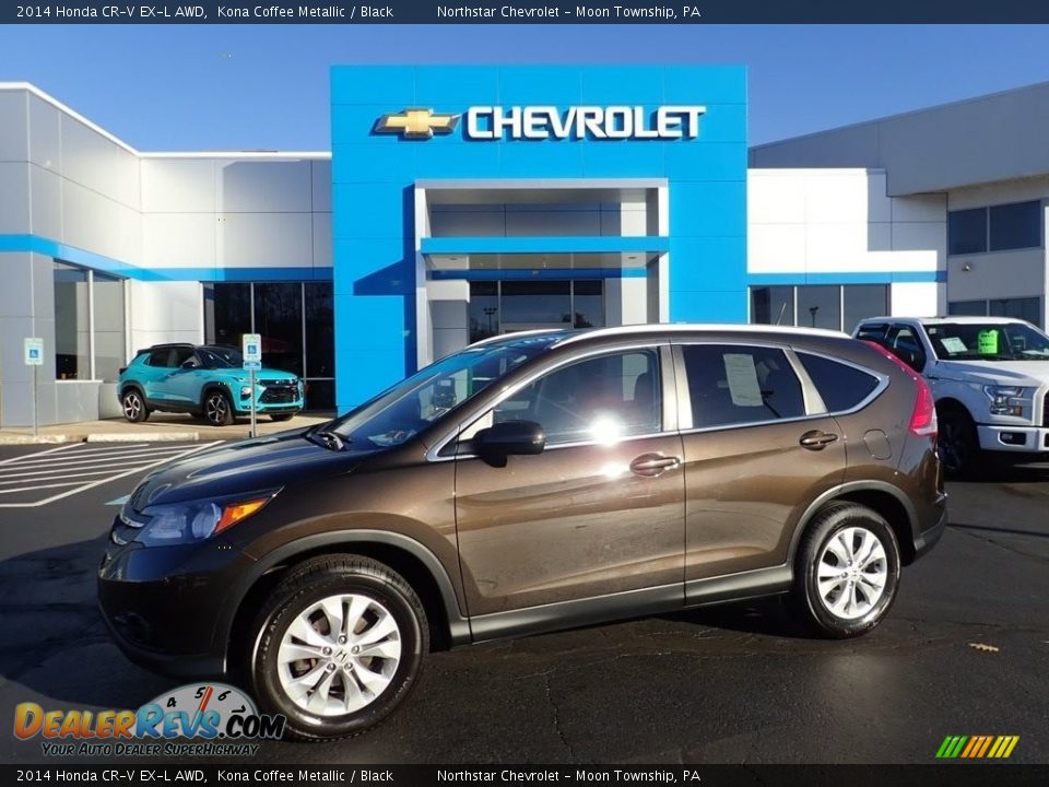 2014 Honda CR-V EX-L AWD Kona Coffee Metallic / Black Photo #1