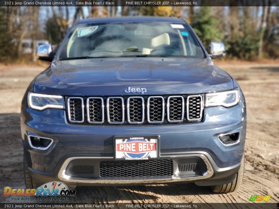 2021 Jeep Grand Cherokee Limited 4x4 Slate Blue Pearl / Black Photo #3