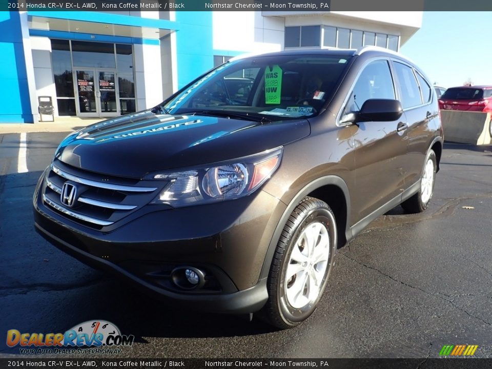 2014 Honda CR-V EX-L AWD Kona Coffee Metallic / Black Photo #2