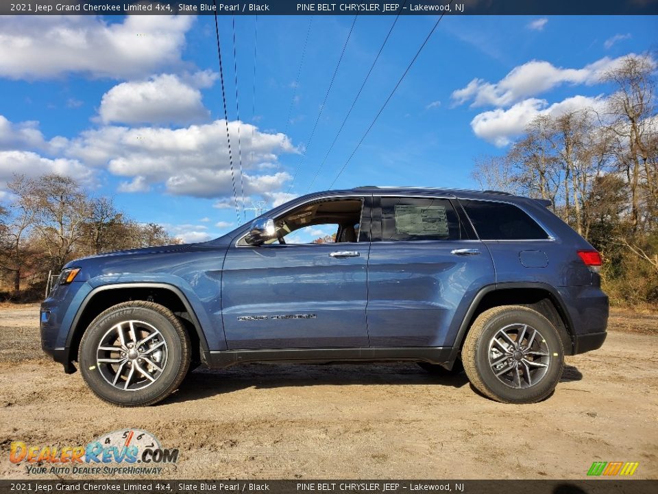 2021 Jeep Grand Cherokee Limited 4x4 Slate Blue Pearl / Black Photo #4